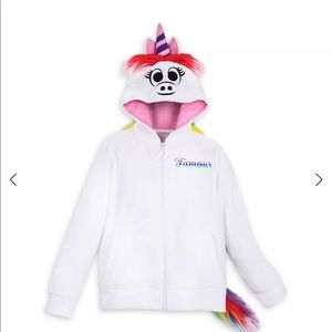 Disney Inside Out Rainbow Unicorn hooded jacket